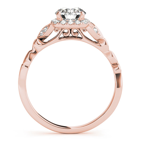 Round Halo Engagement Ring - TN50968-E