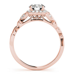 Round Halo Engagement Ring - TN50968-E