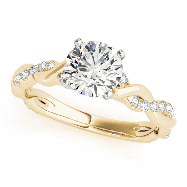 Braided Shank Engagement Ring - TN51074-E