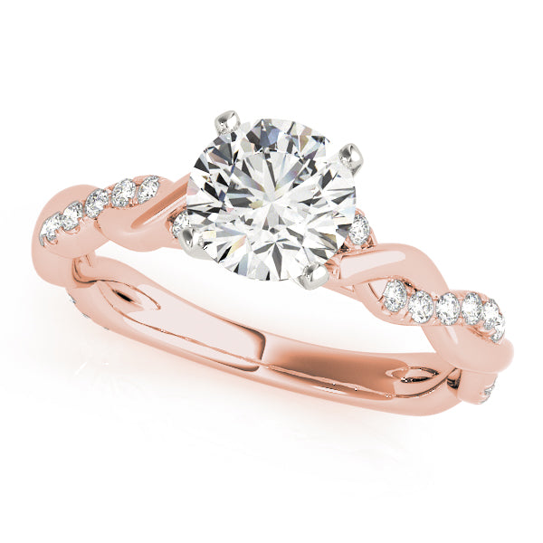 Braided Shank Engagement Ring - TN51074-E