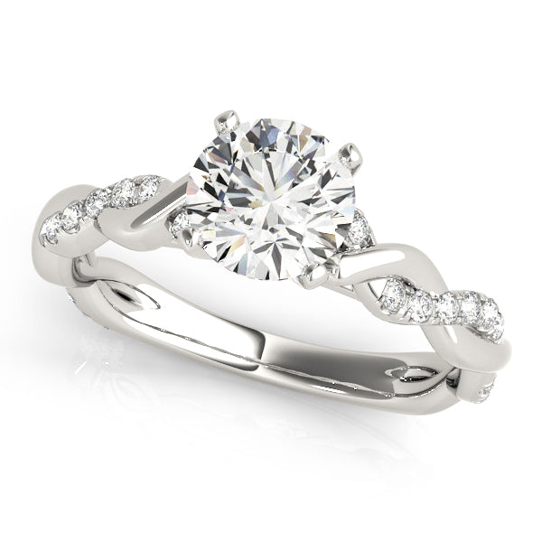 Braided Shank Engagement Ring - TN51074-E