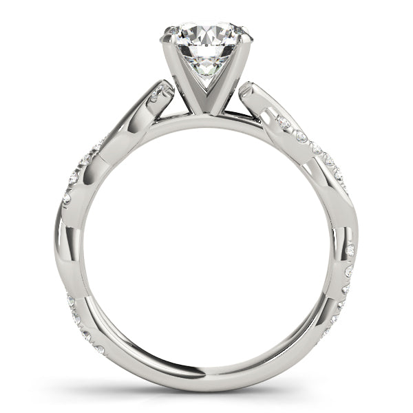 Braided Shank Engagement Ring - TN51074-E