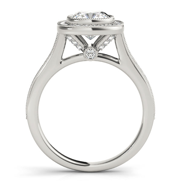 Engagement Rings Halo Cushion - TN51075-E