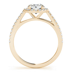 Round Halo Engagement Ring - TN51080-E