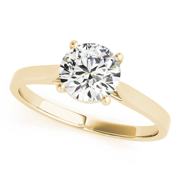 Round Solitaire Engagement Ring - TN51089-E