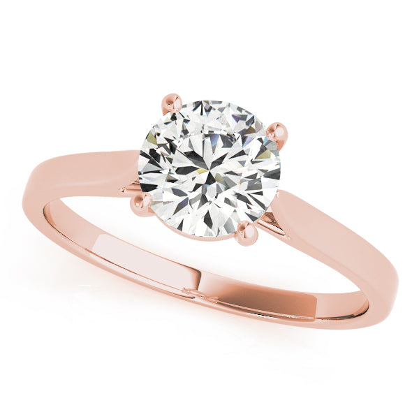 Round Solitaire Engagement Ring - TN51089-E