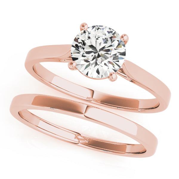 Round Solitaire Engagement Ring - TN51089-E