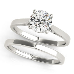 Round Solitaire Engagement Ring - TN51089-E