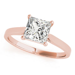 Princess Cut Solitaire Engagement Ring - TN51090-E