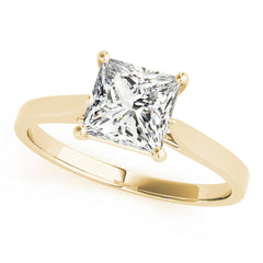 Princess Cut Solitaire Engagement Ring - TN51090-E