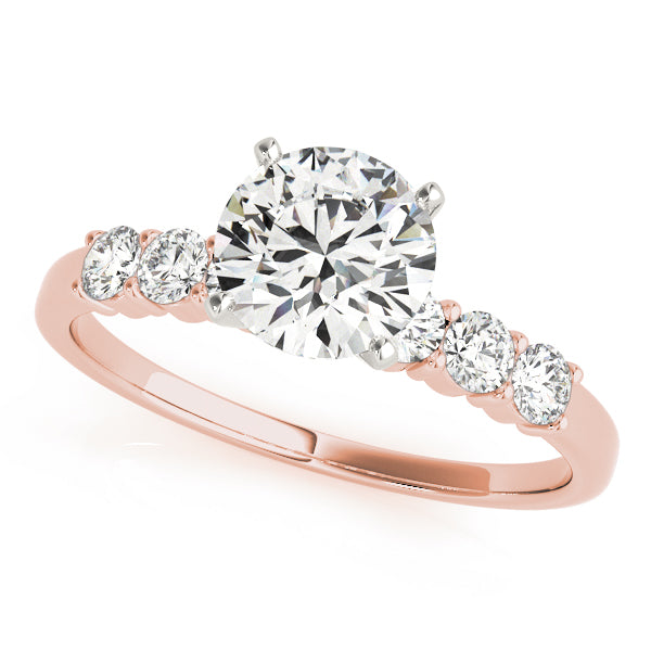 Single Row Engagement Ring - TN51097-E