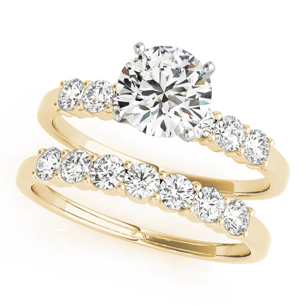 Single Row Engagement Ring - TN51097-E