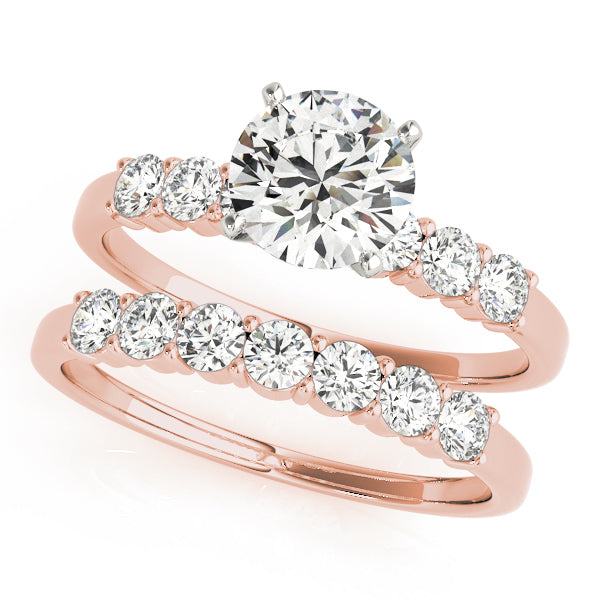 Single Row Engagement Ring - TN51097-E