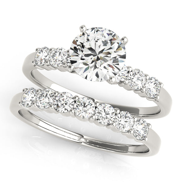 Single Row Engagement Ring - TN51097-E