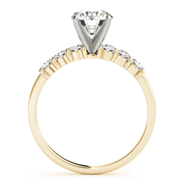 Single Row Engagement Ring - TN51097-E