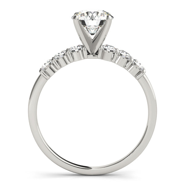 Single Row Engagement Ring - TN51097-E