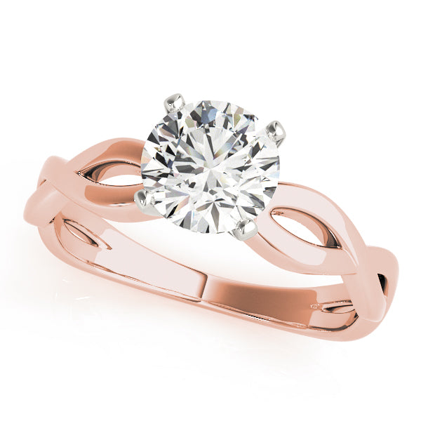 Twisted Shank Engagement Ring - TN51099-E