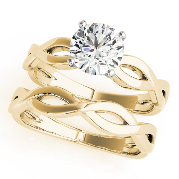 Twisted Shank Engagement Ring - TN51099-E