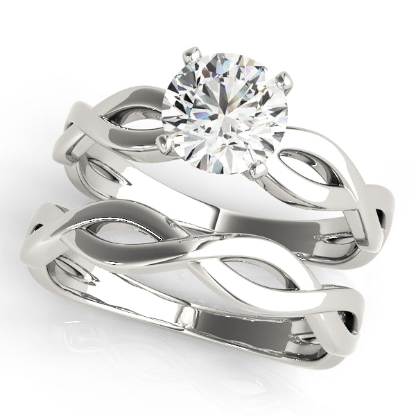 Twisted Shank Engagement Ring - TN51099-E