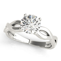 Twisted Shank Engagement Ring - TN51099-E