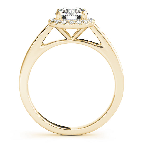 Round Halo Engagement Ring - TN51106-E