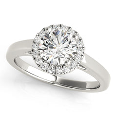 Round Halo Engagement Ring - TN51106-E