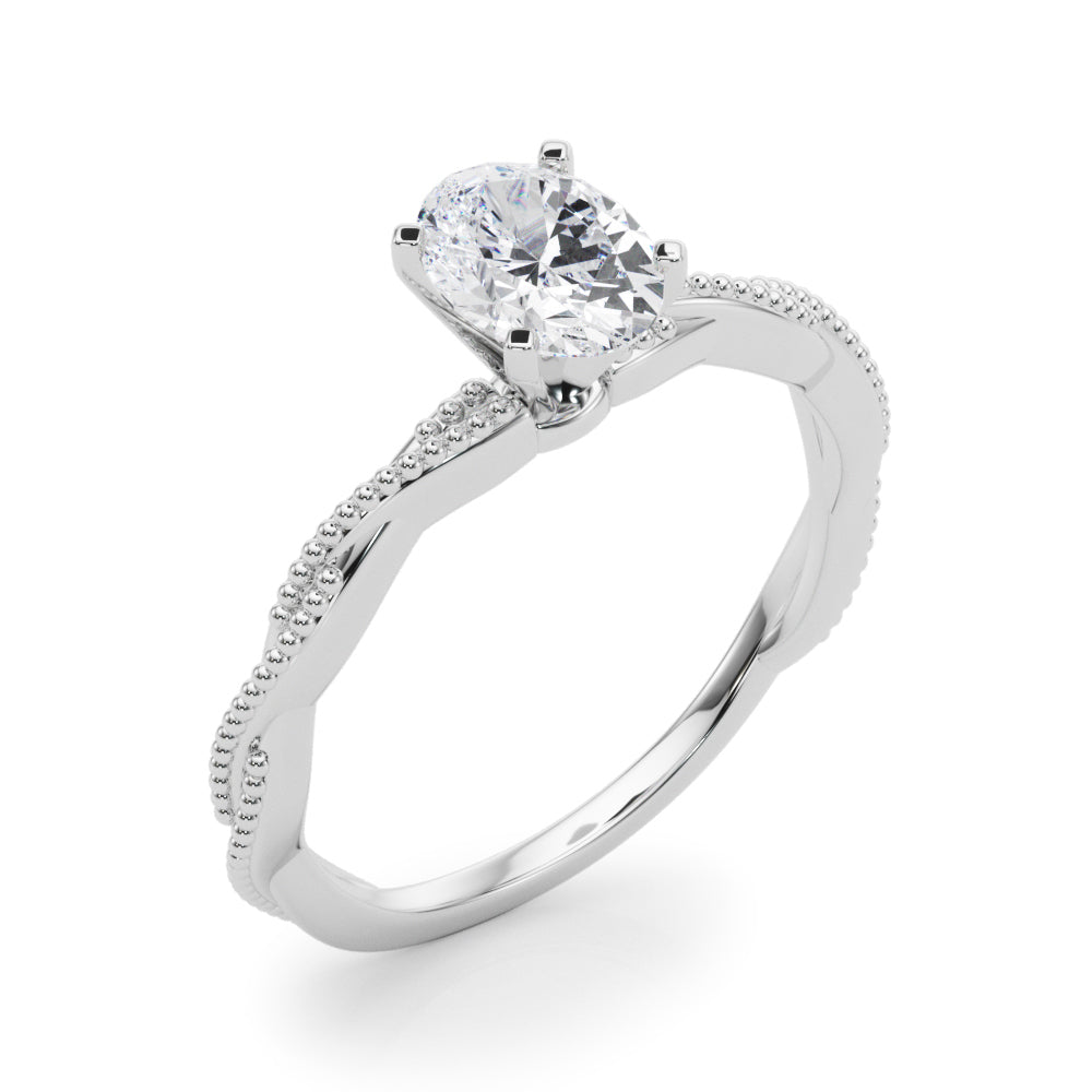 Twisted Engagement Ring - TN51114-E