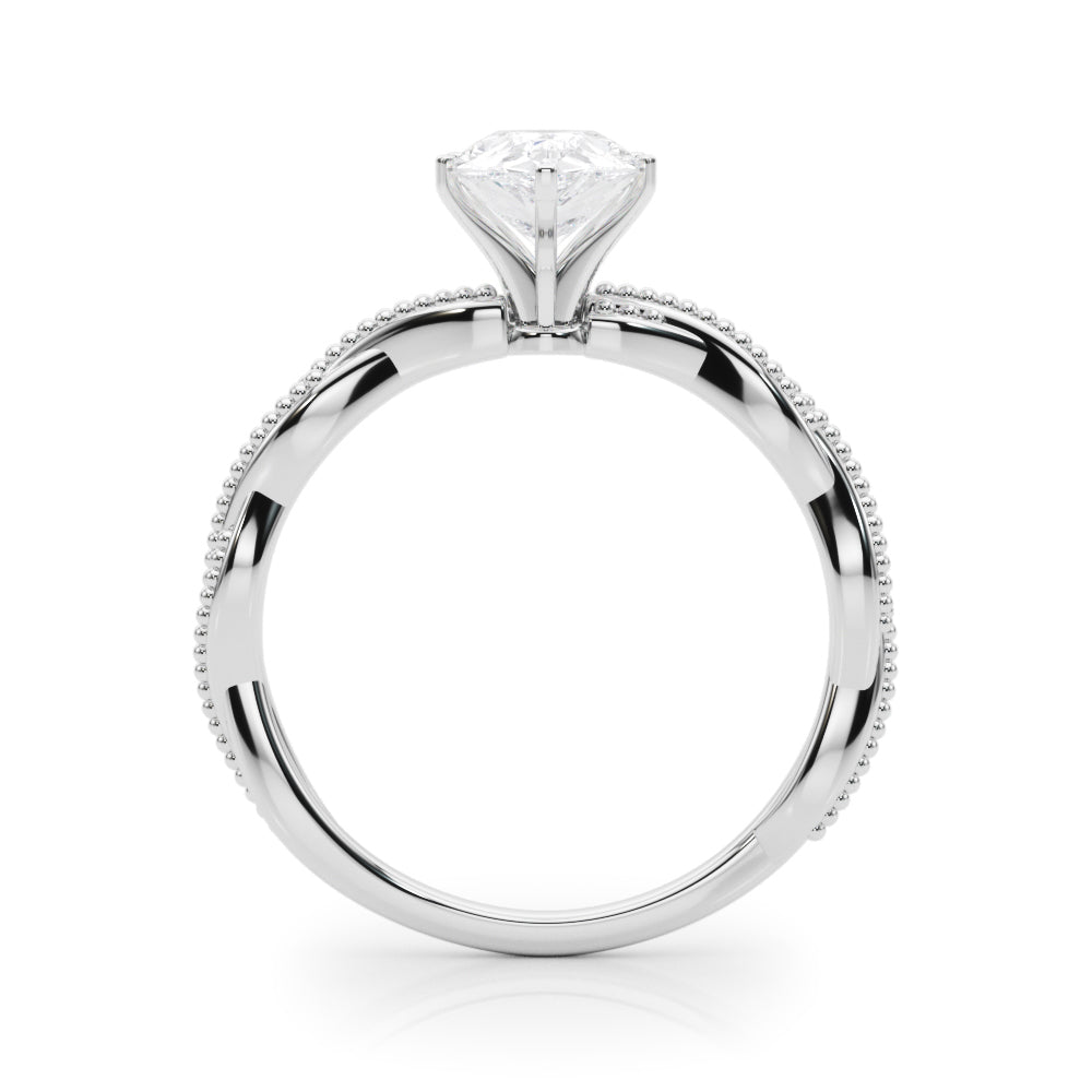 Twisted Engagement Ring - TN51114-E