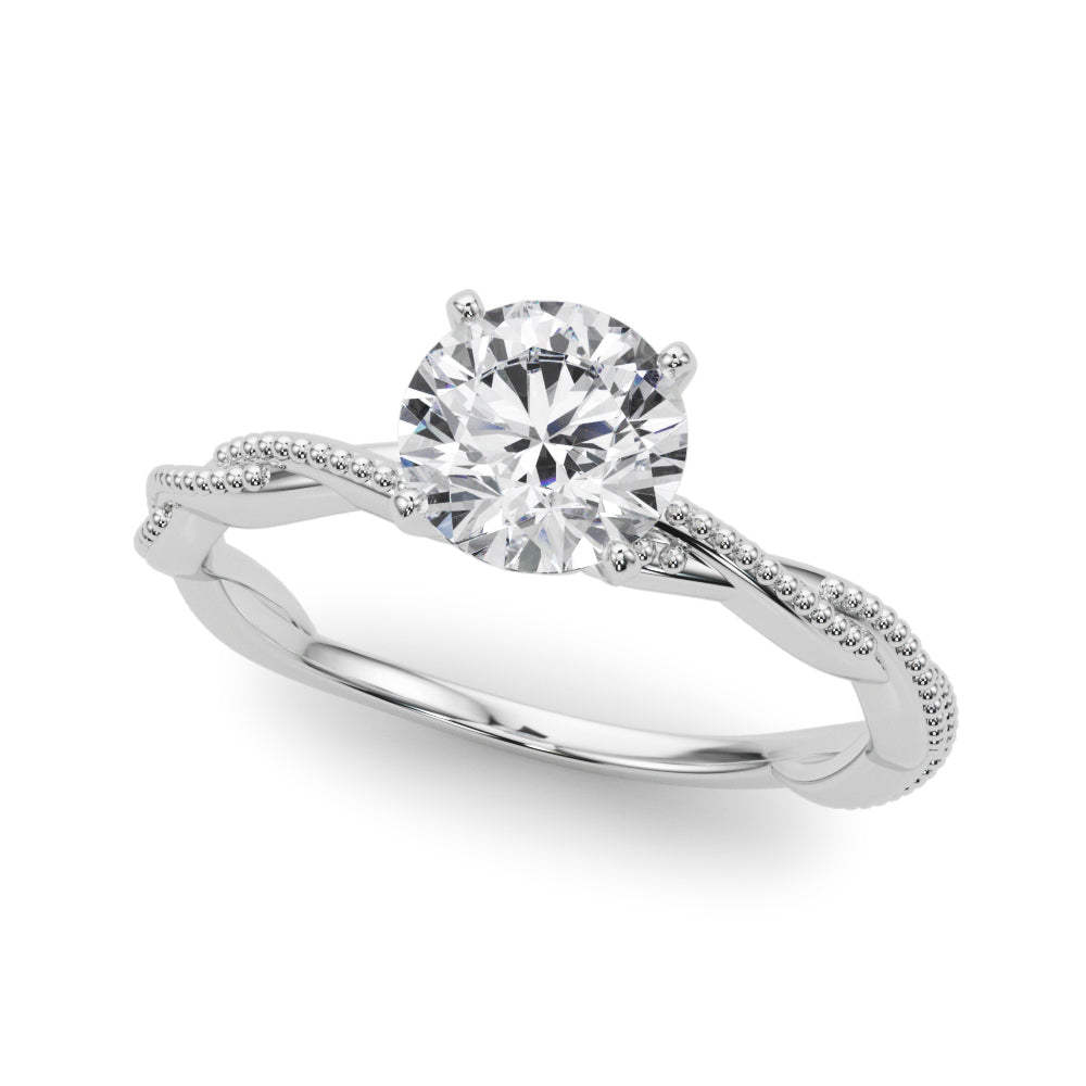 Twisted Engagement Ring - TN51114-E