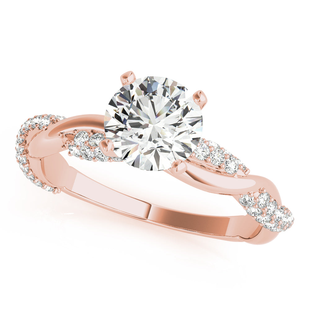 Twisted Engagement Ring - TN51119-E