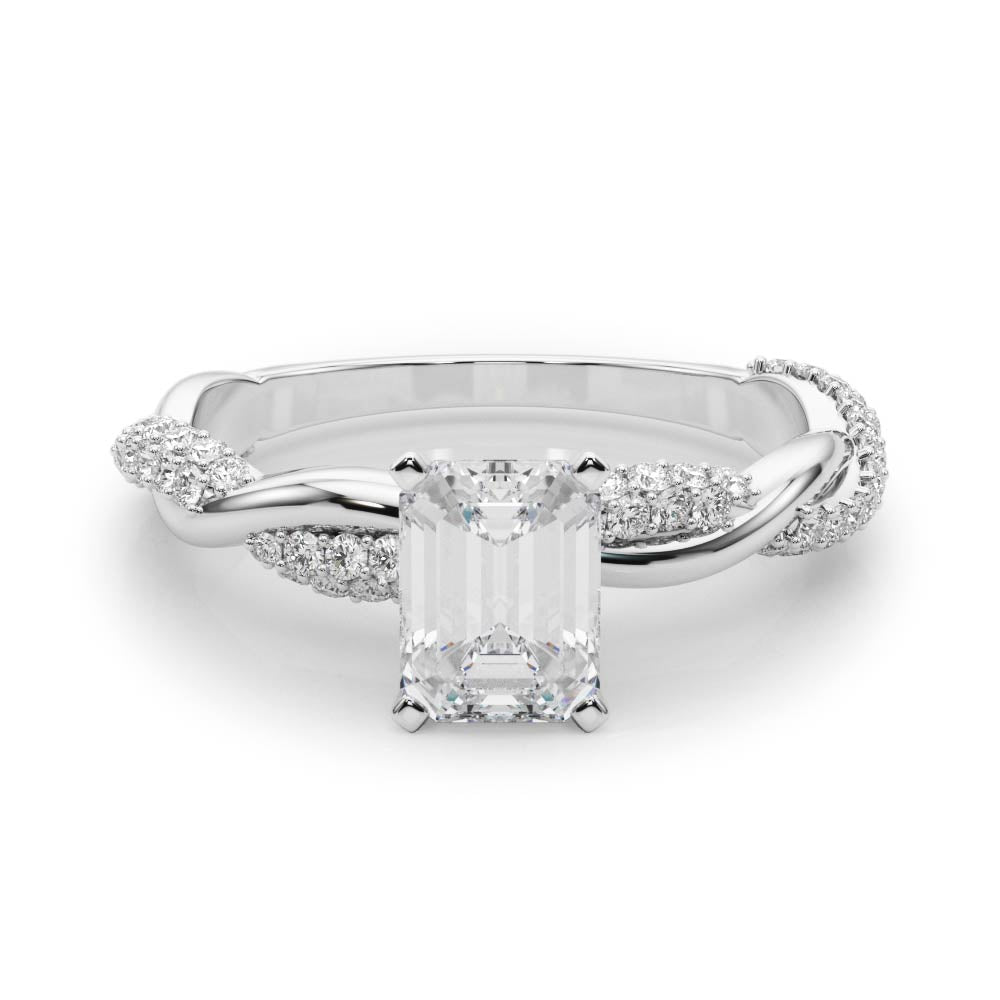 Twisted Engagement Ring - TN51119-E