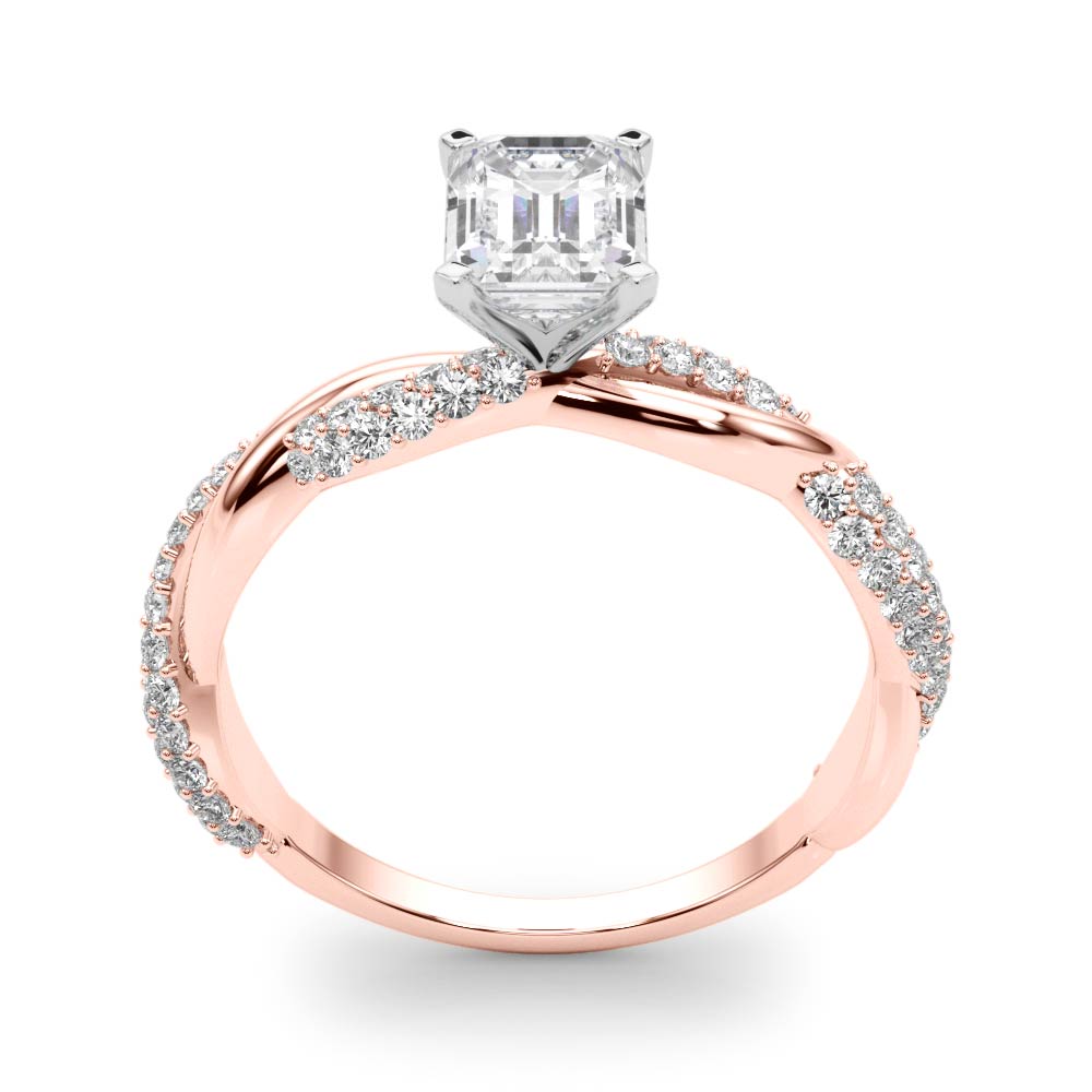 Twisted Engagement Ring - TN51119-E