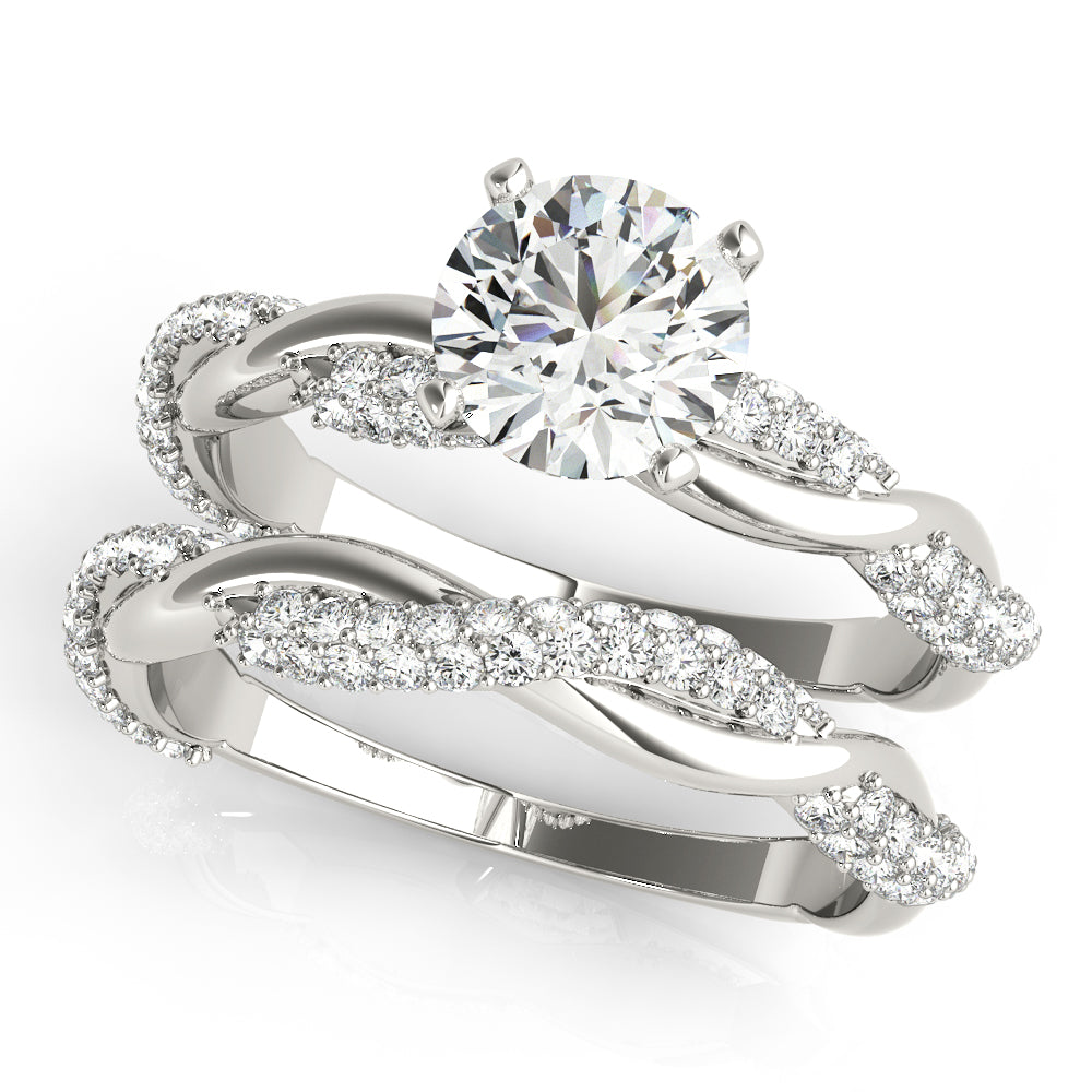 Twisted Engagement Ring - TN51119-E