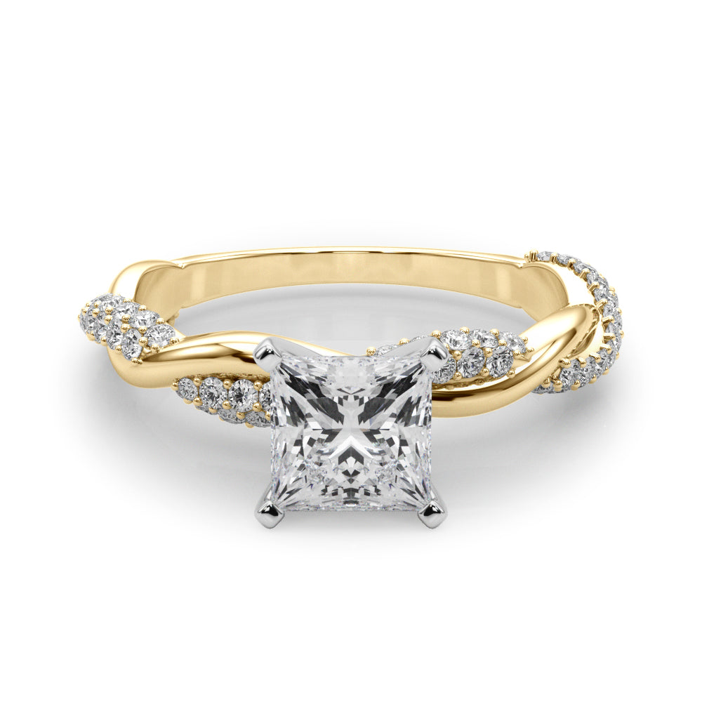 Twisted Engagement Ring - TN51119-E