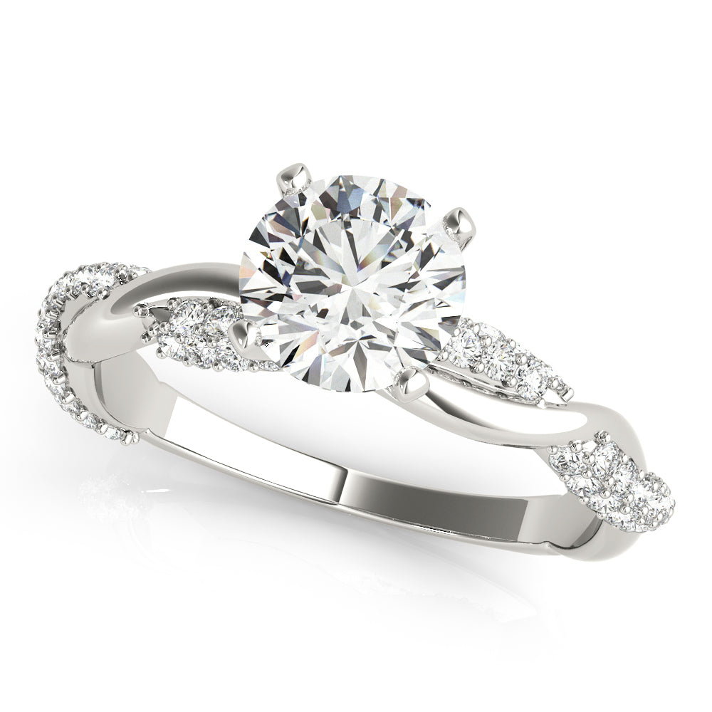 Twisted Engagement Ring - TN51119-E