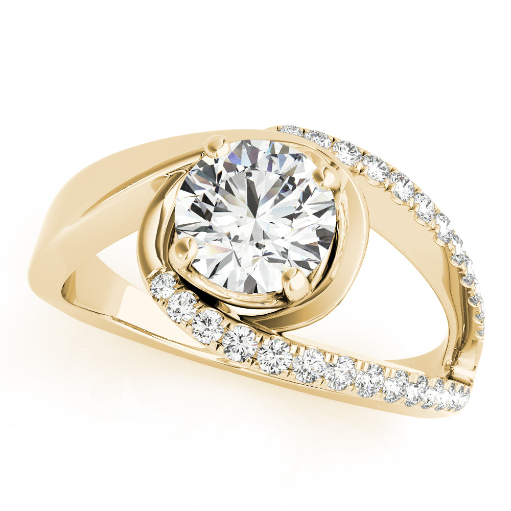 Engagement Rings Bypass Euro Shank - TN51130-E