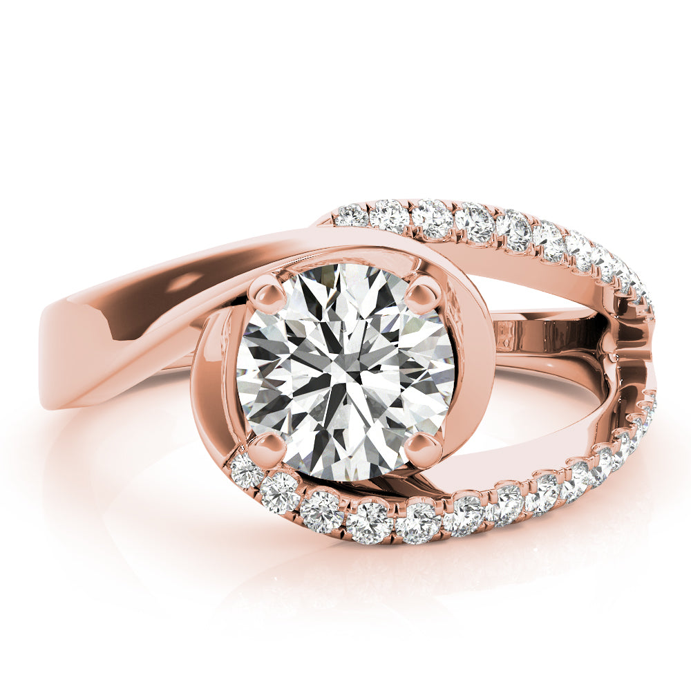 Engagement Rings Bypass Euro Shank - TN51130-E