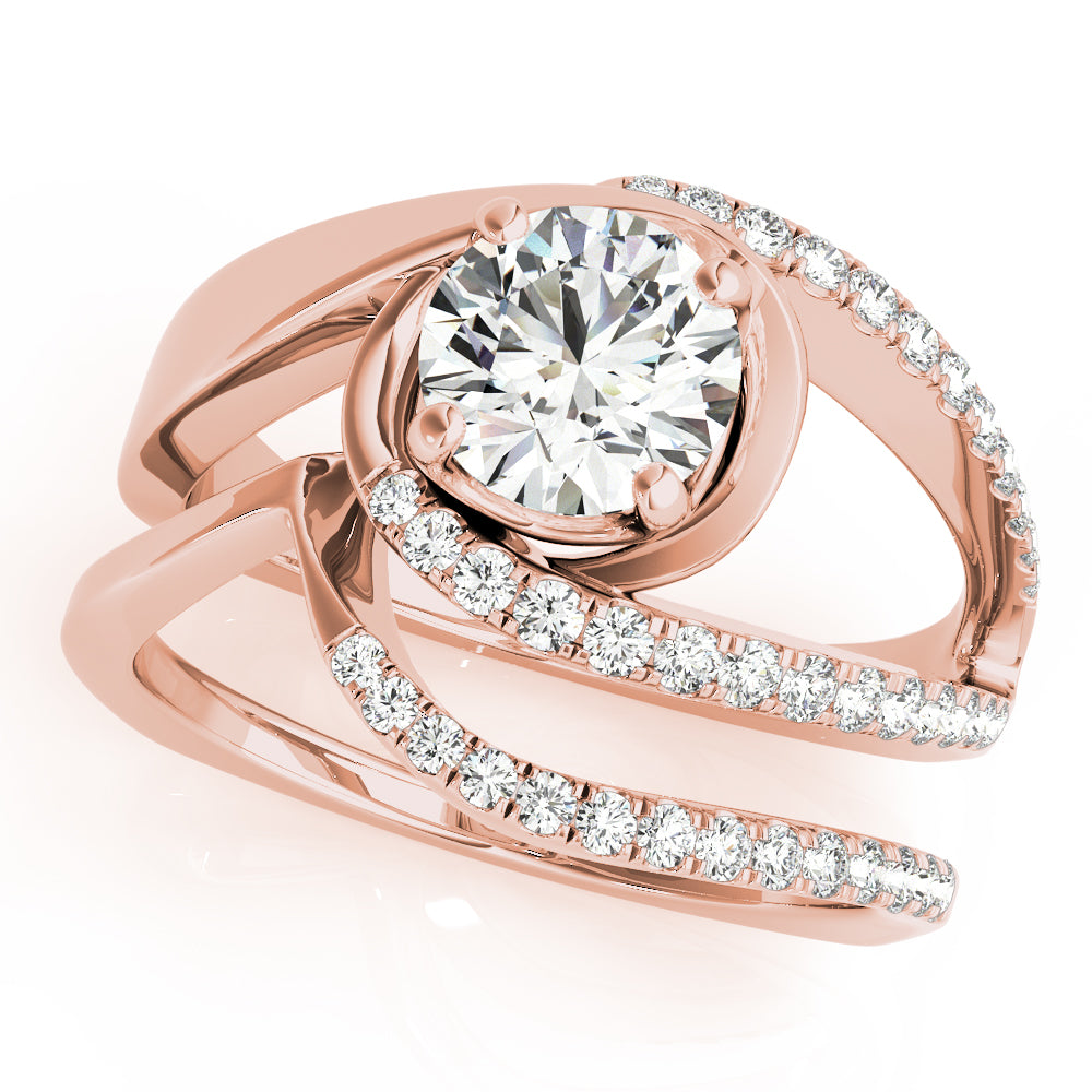 Engagement Rings Bypass Euro Shank - TN51130-E