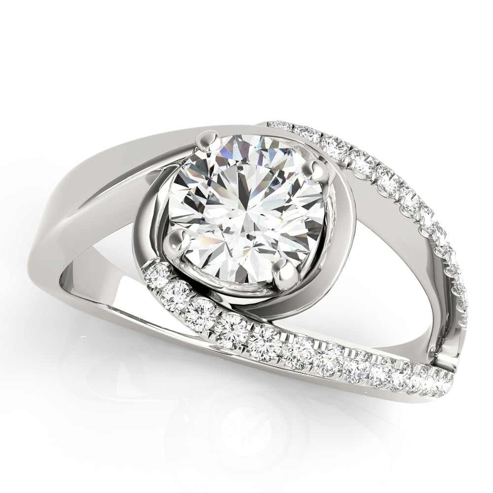 Engagement Rings Bypass Euro Shank - TN51130-E