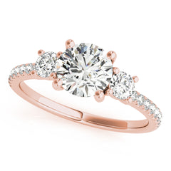 3 Stone Engagement Ring - TN51134-E