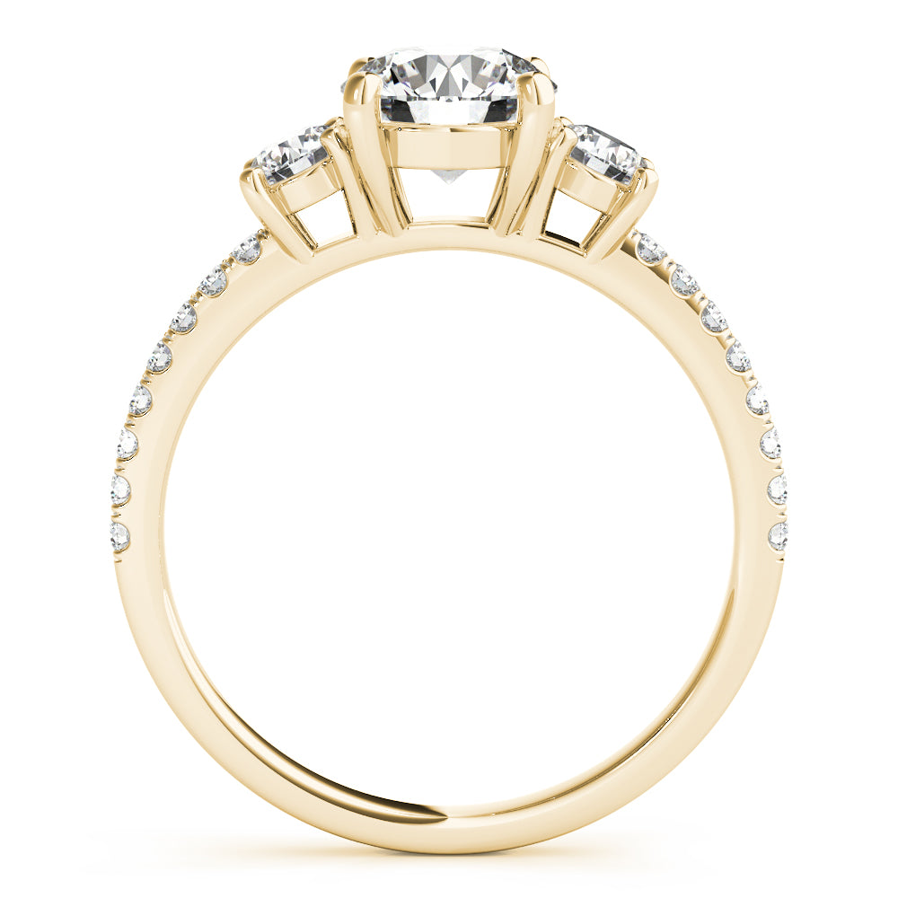 3 Stone Engagement Ring - TN51134-E