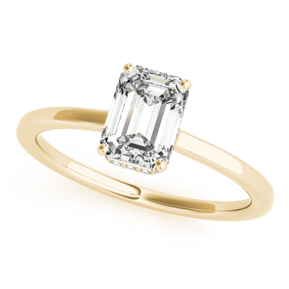 Engagement Rings Emerald Cut - TN51140-E