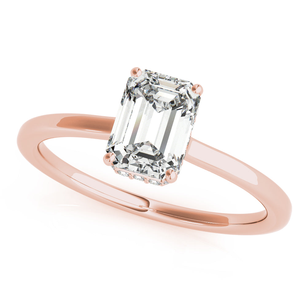 Engagement Rings Emerald Cut - TN51140-E