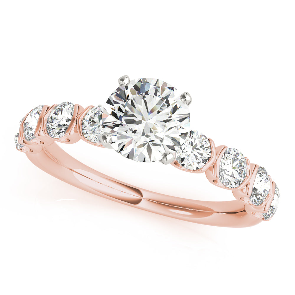 Engagement Rings U Prong - TN51150-E