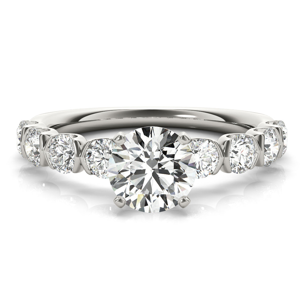 Engagement Rings U Prong - TN51150-E