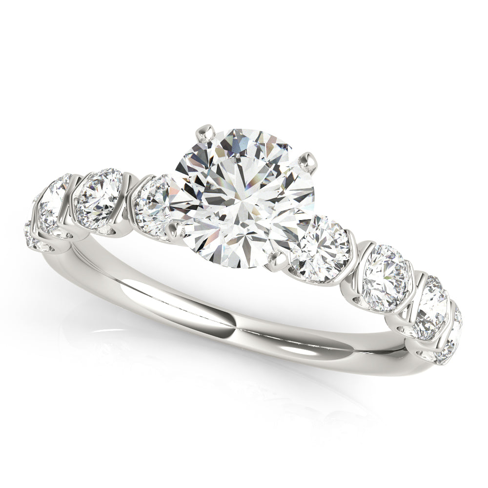 Engagement Rings U Prong - TN51150-E