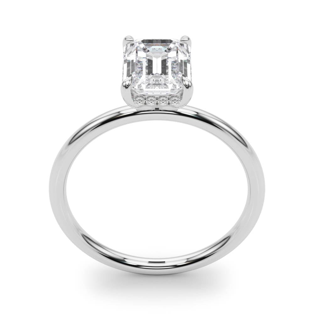 Engagement Ring Emerald Cut Center - TN51156-E