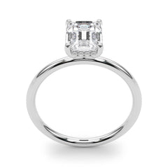 Engagement Ring Emerald Cut Center - TN51156-E