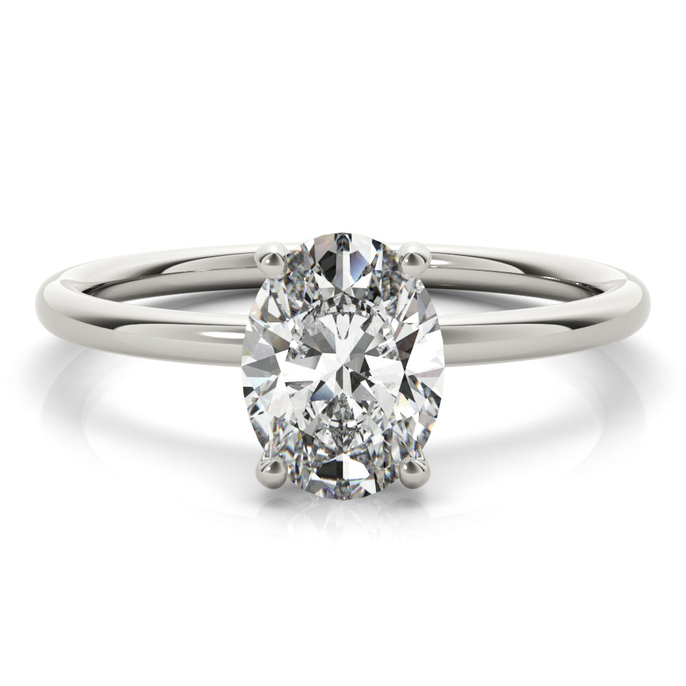 Engagement Ring Oval Cut Center - TN51157-E