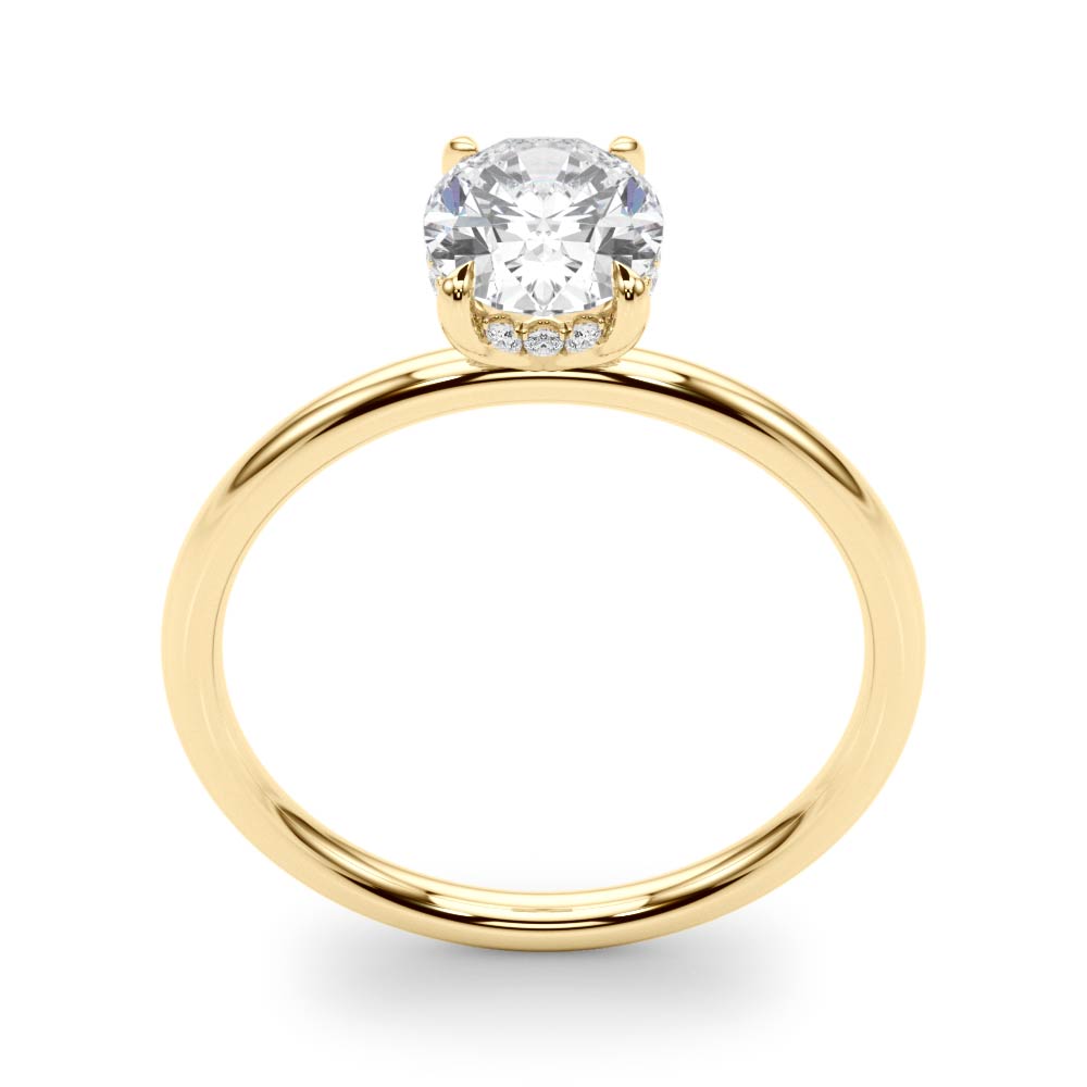 Engagement Ring Oval Cut Center - TN51157-E